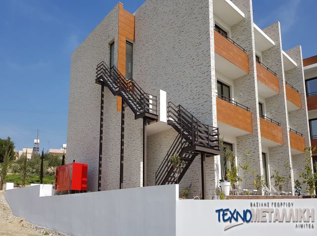 Outdoor Stair Railings Cyprus - Technometalliki LTD