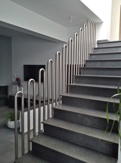 Metal Stair railings Cyprus - Technometalliki LTD
