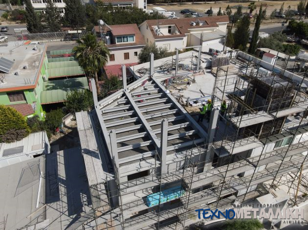 Steel Frame Houses in Cyprus Project in Progress - Technometalliki LTD