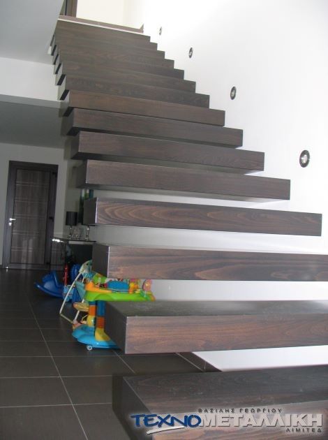 Indoor Stair Railings Cyprus - Technometalliki LTD